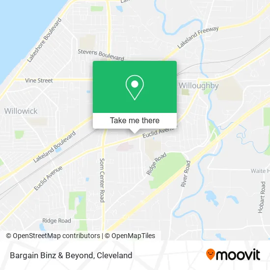 Bargain Binz & Beyond map