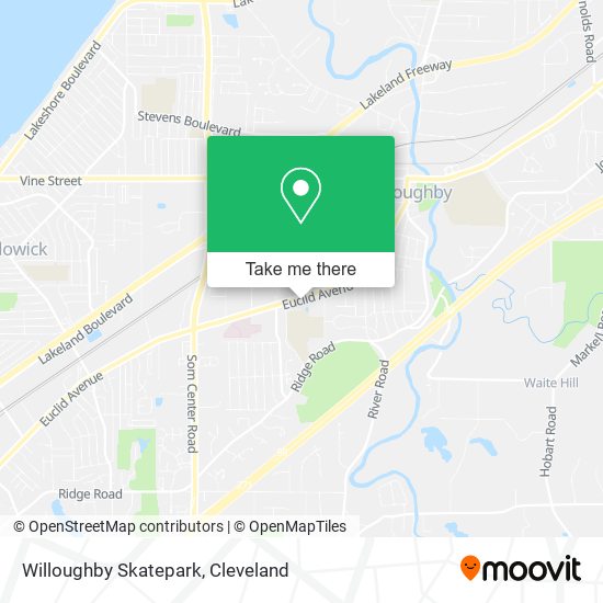 Mapa de Willoughby Skatepark