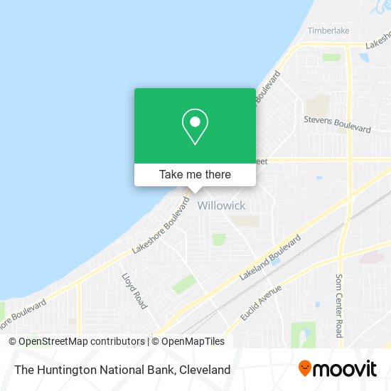 The Huntington National Bank map