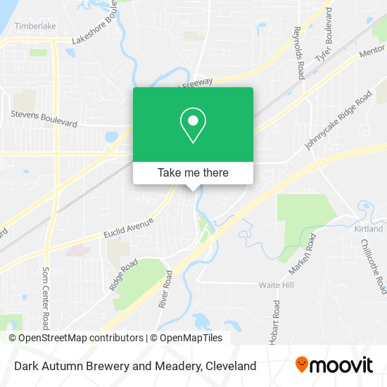Dark Autumn Brewery and Meadery map