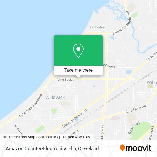 Amazon Counter-Electronics Flip map