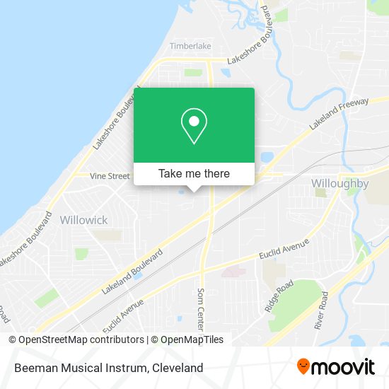 Beeman Musical Instrum map