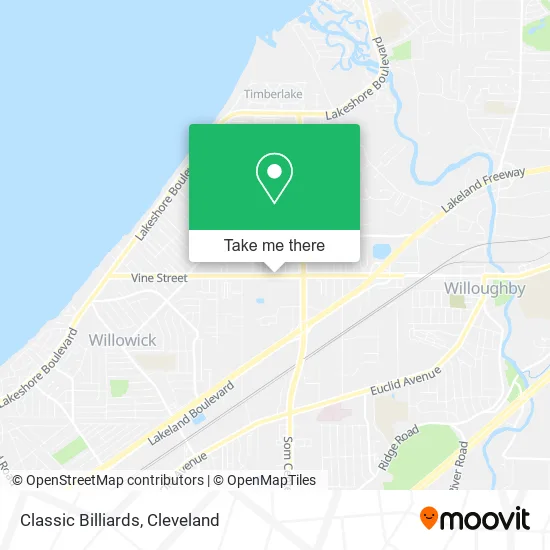 Classic Billiards map