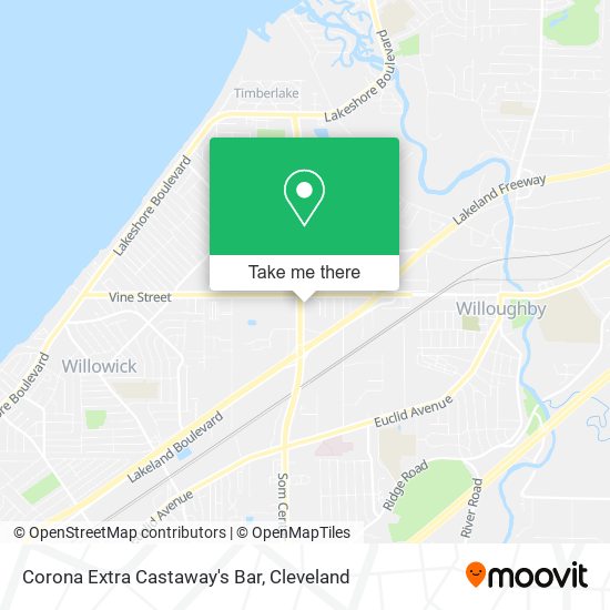 Corona Extra Castaway's Bar map