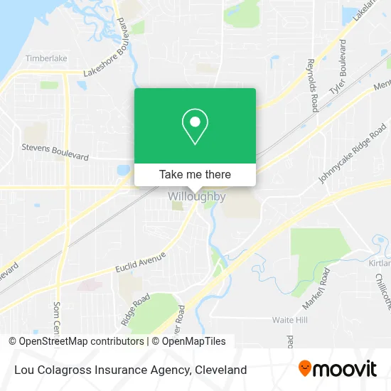 Lou Colagross Insurance Agency map