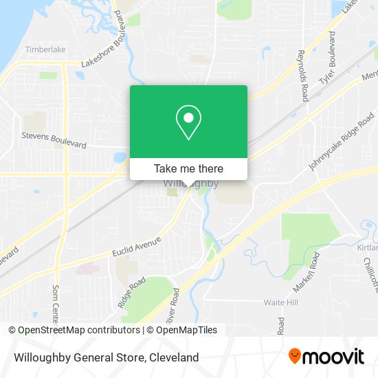 Willoughby General Store map