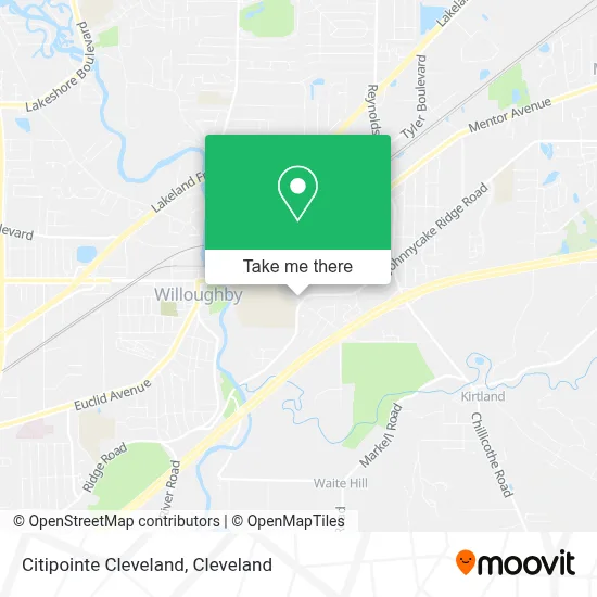 Citipointe Cleveland map