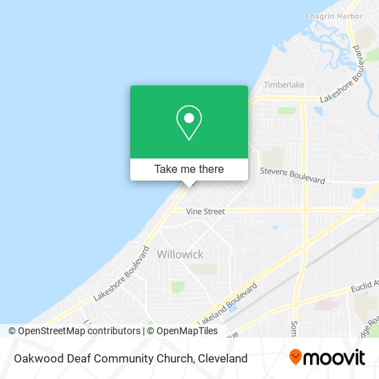 Mapa de Oakwood Deaf Community Church