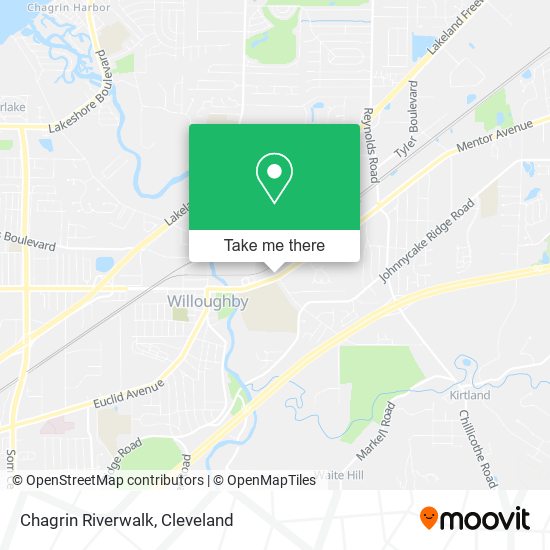 Chagrin Riverwalk map