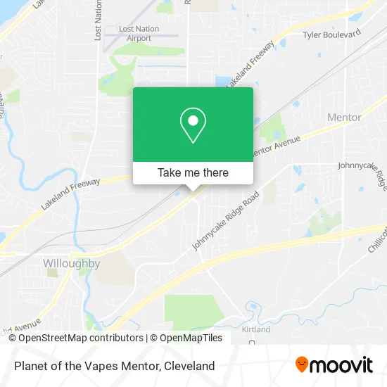 Planet of the Vapes Mentor map