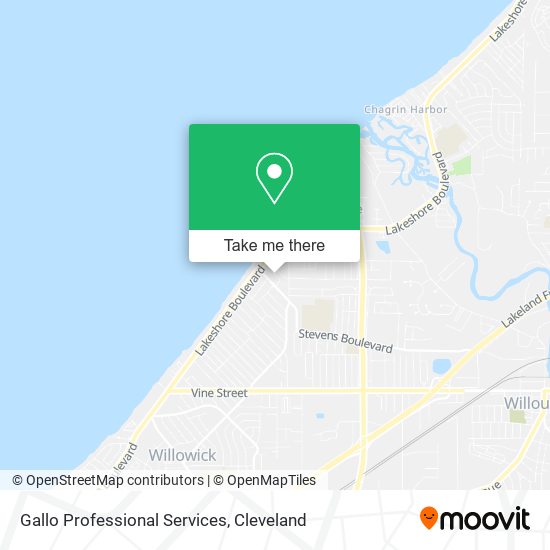 Gallo Professional Services map