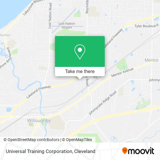 Mapa de Universal Training Corporation