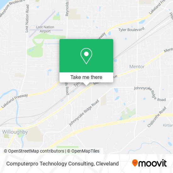 Mapa de Computerpro Technology Consulting