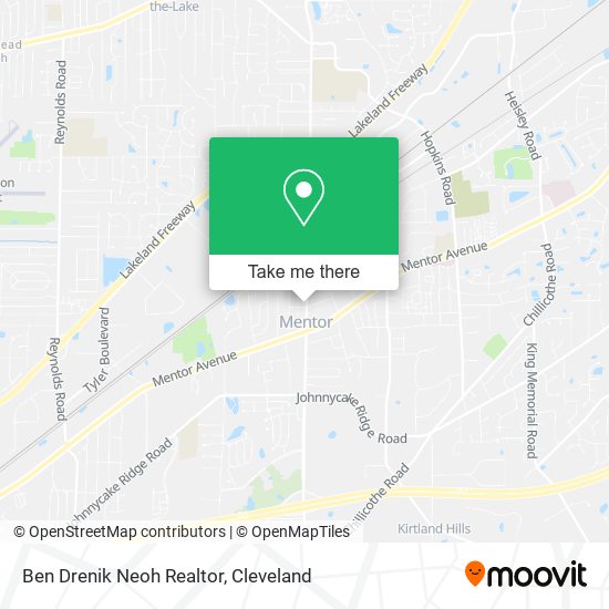 Ben Drenik Neoh Realtor map