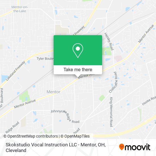 Skokstudio Vocal Instruction LLC - Mentor, OH map