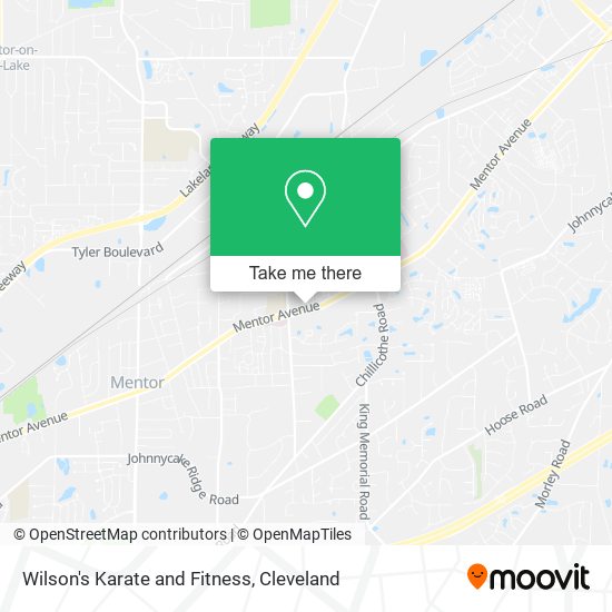 Mapa de Wilson's Karate and Fitness