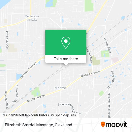 Elizabeth Smrdel Massage map