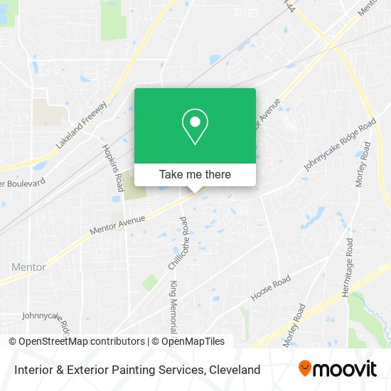 Interior & Exterior Painting Services map