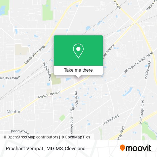 Mapa de Prashant Vempati, MD, MS