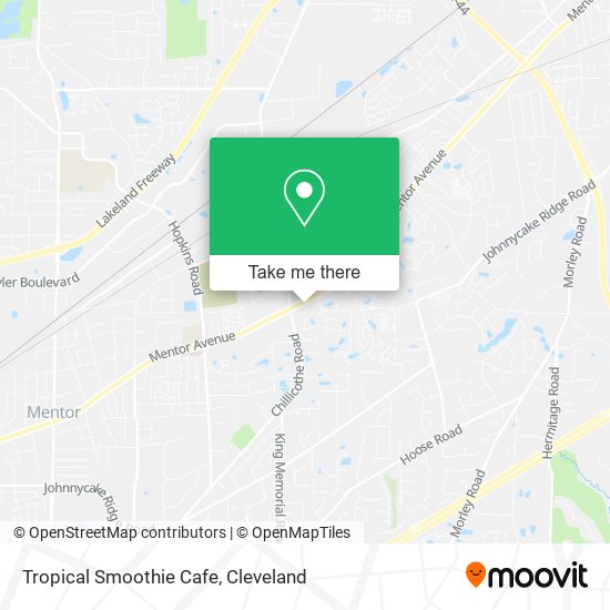 Mapa de Tropical Smoothie Cafe
