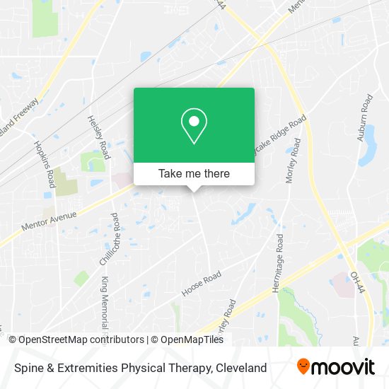 Spine & Extremities Physical Therapy map