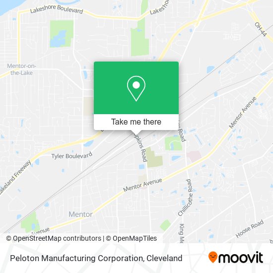 Mapa de Peloton Manufacturing Corporation