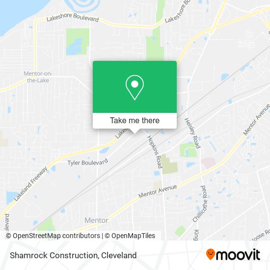 Mapa de Shamrock Construction