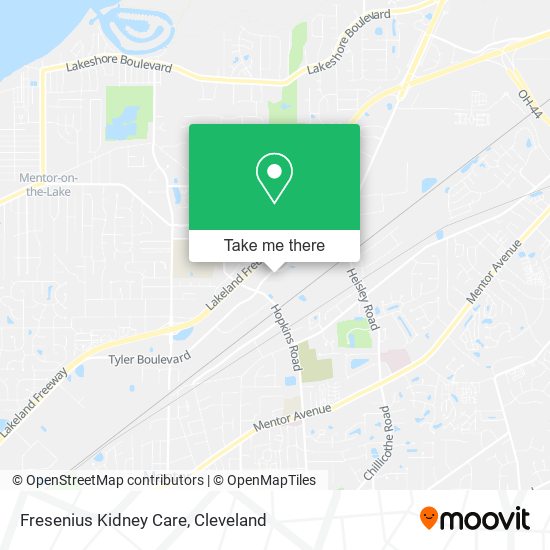 Fresenius Kidney Care map