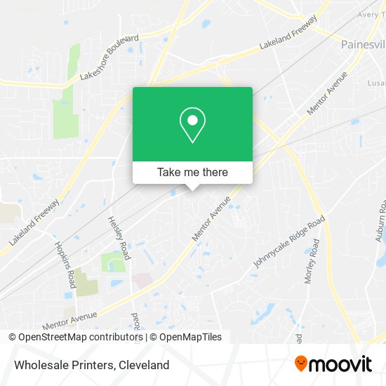 Mapa de Wholesale Printers