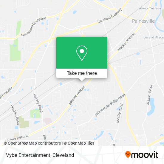 Mapa de Vybe Entertainment
