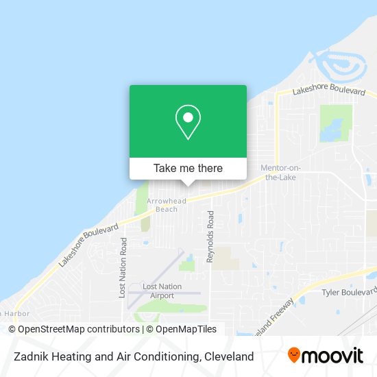 Mapa de Zadnik Heating and Air Conditioning