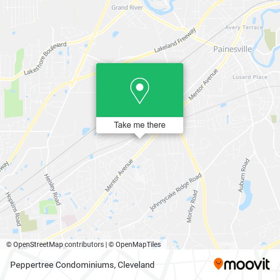 Peppertree Condominiums map