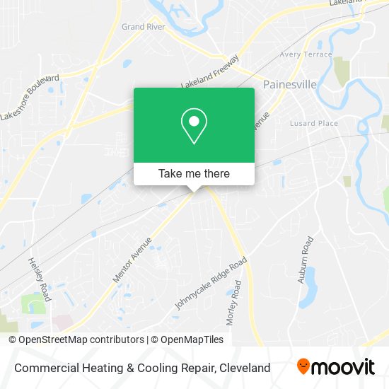 Mapa de Commercial Heating & Cooling Repair