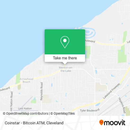 Coinstar - Bitcoin ATM map