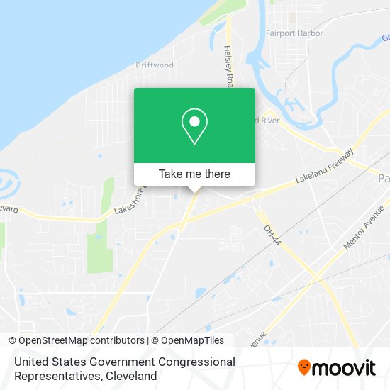United States Government Congressional Representatives map