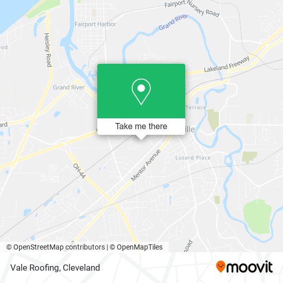 Vale Roofing map