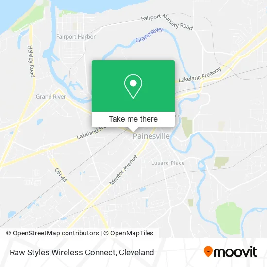 Raw Styles Wireless Connect map