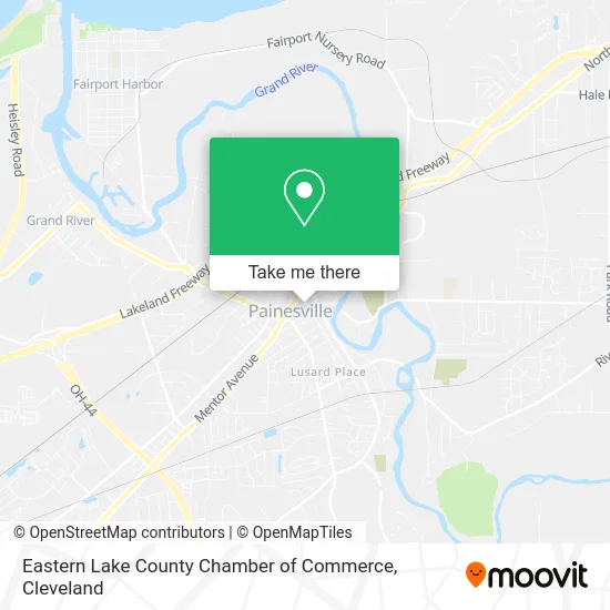 Eastern Lake County Chamber of Commerce map