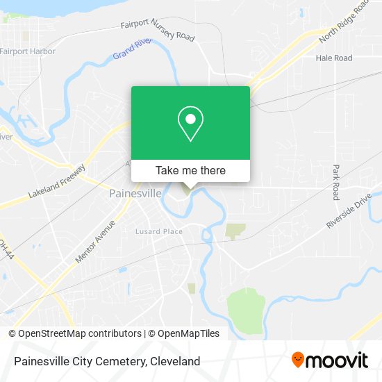 Painesville City Cemetery map