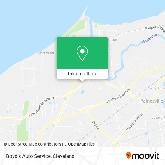 Boyd's Auto Service map