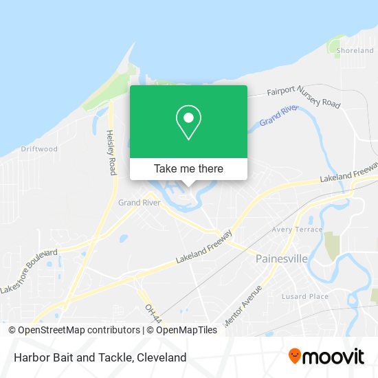 Mapa de Harbor Bait and Tackle