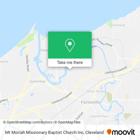 Mapa de Mt Moriah Missionary Baptist Church Inc
