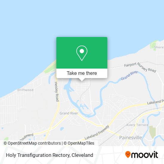 Holy Transfiguration Rectory map