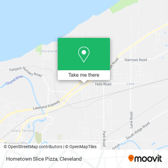 Mapa de Hometown Slice Pizza