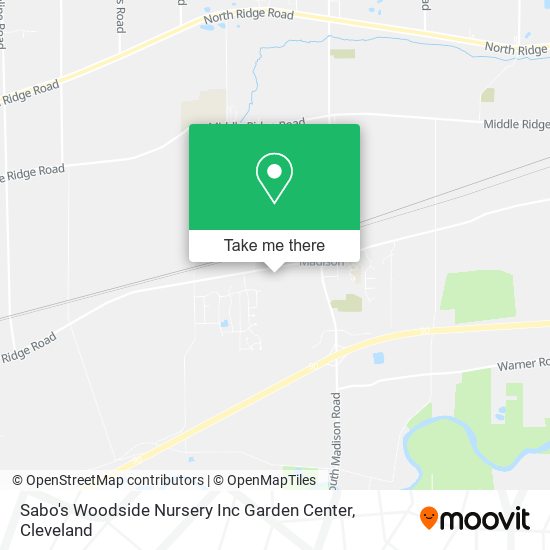 Mapa de Sabo's Woodside Nursery Inc Garden Center