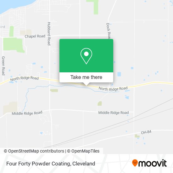 Four Forty Powder Coating map
