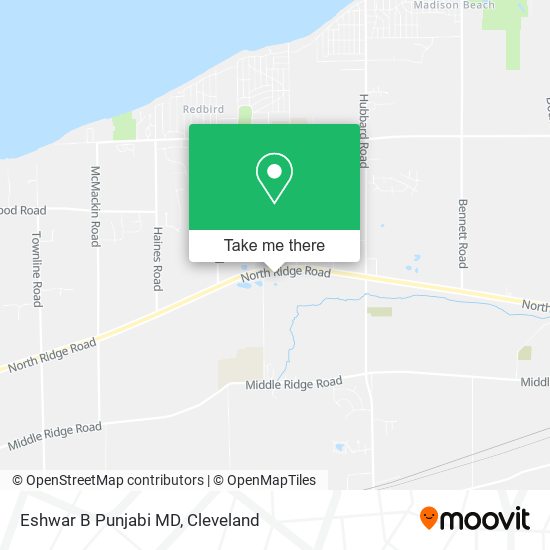 Mapa de Eshwar B Punjabi MD