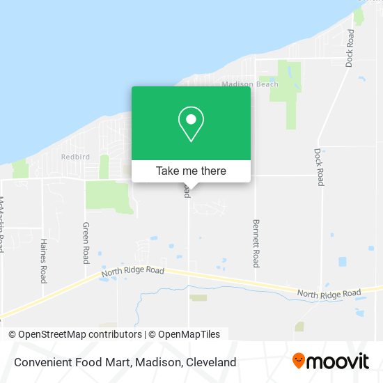 Mapa de Convenient Food Mart, Madison