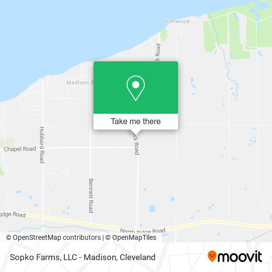 Sopko Farms, LLC - Madison map
