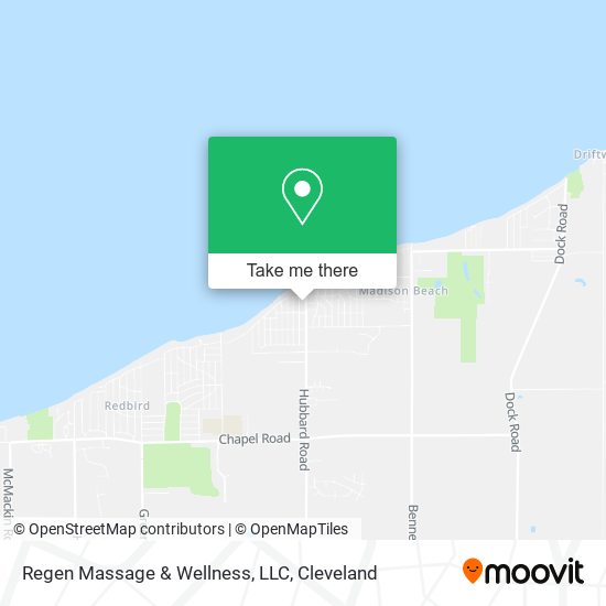 Mapa de Regen Massage & Wellness, LLC